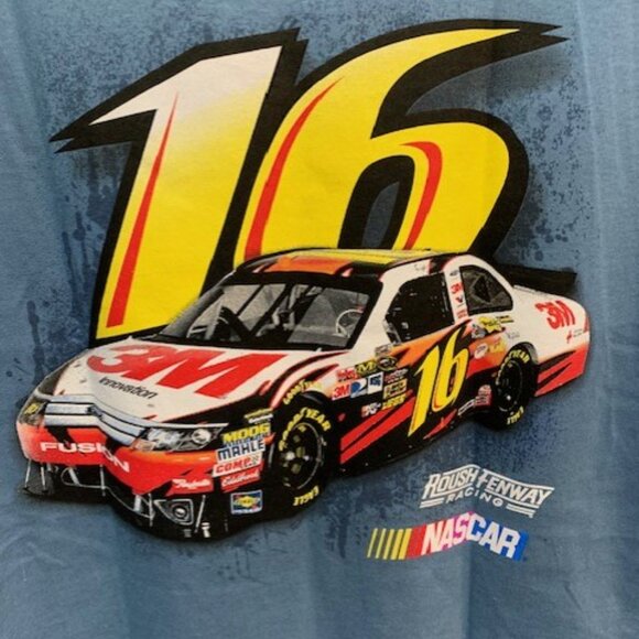 NASCAR  Greg Biffle #16 mens racing tee - Picture 4 of 4